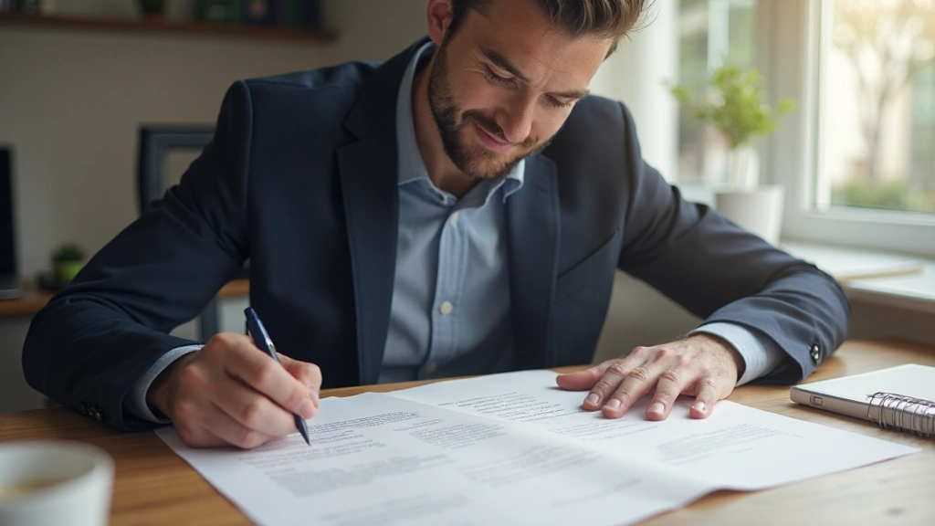 Persoon maakt aantekeningen van actieplannen met duidelijke structuur en prioriteiten